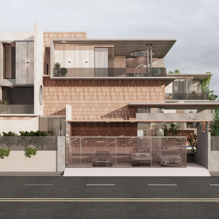 modern row house design